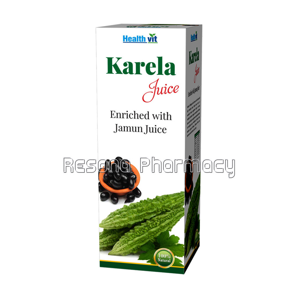 Healthvit Karela With Jamun Juice | 500Ml
