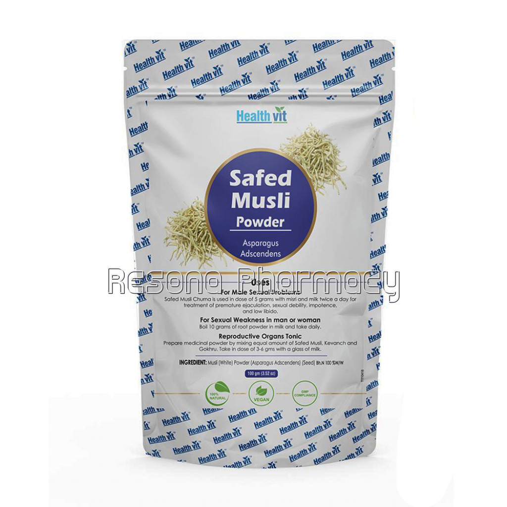 Healthvit NaturalMusli (White) (Asparagus Adscendens) Powder 100G