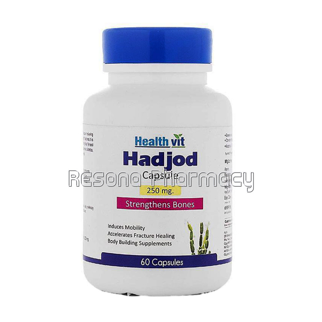 Healthvit Wellness Pure Herbs Hadjod Bone and Joint Wellness 250Mg.