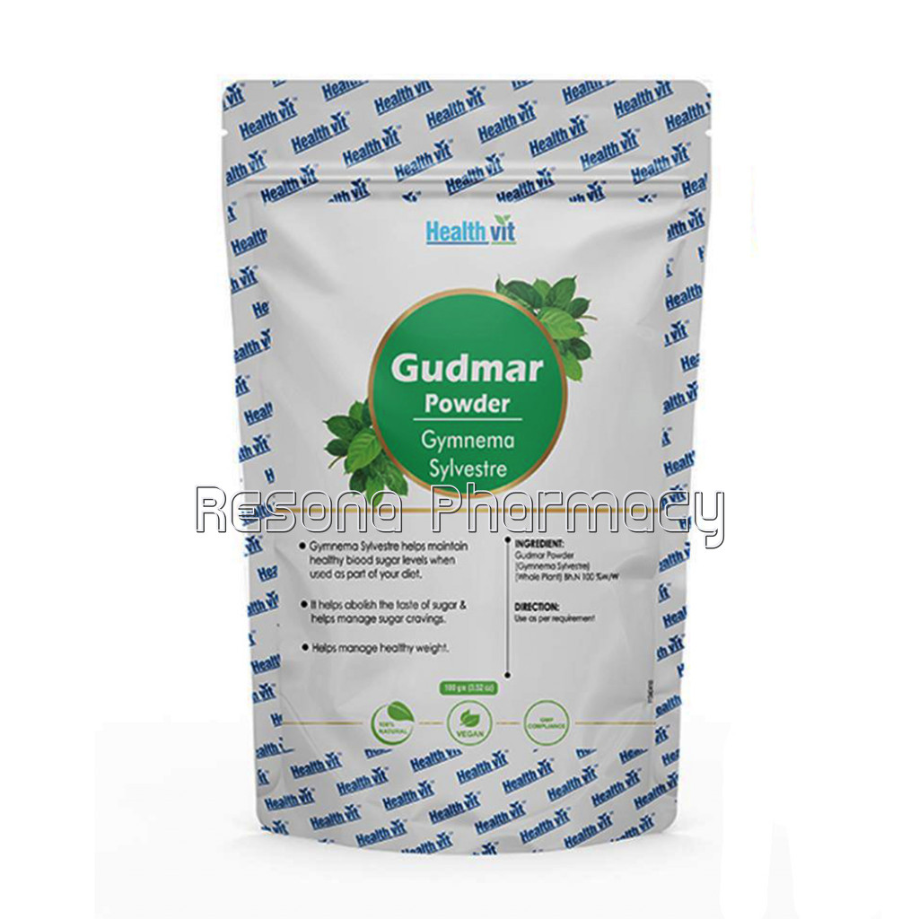 Healthvit NaturalGudmar (Gymnema Sylvestre) Powder 100G
