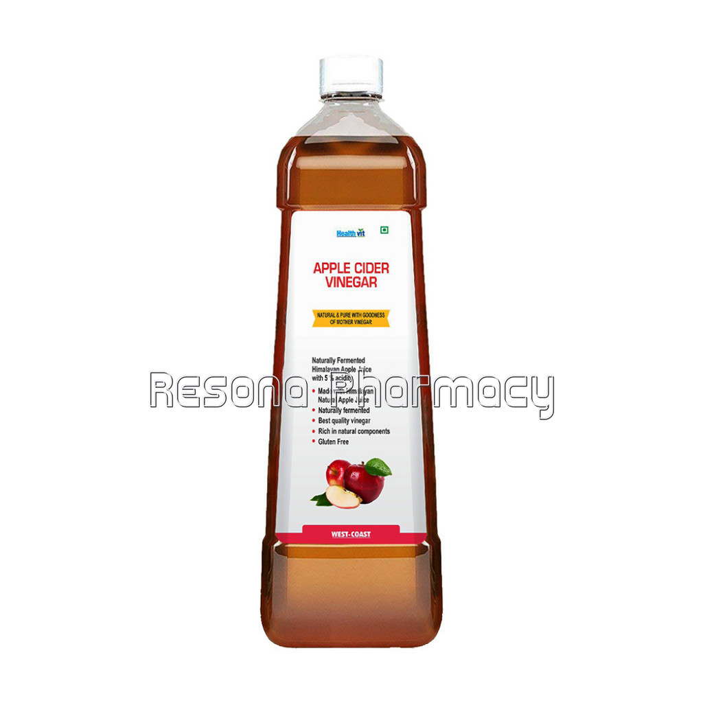 Healthvit Apple Cider Vinegar Naturaland Pure With Strand Of Mother   Not From Concentrate   750 Ml
