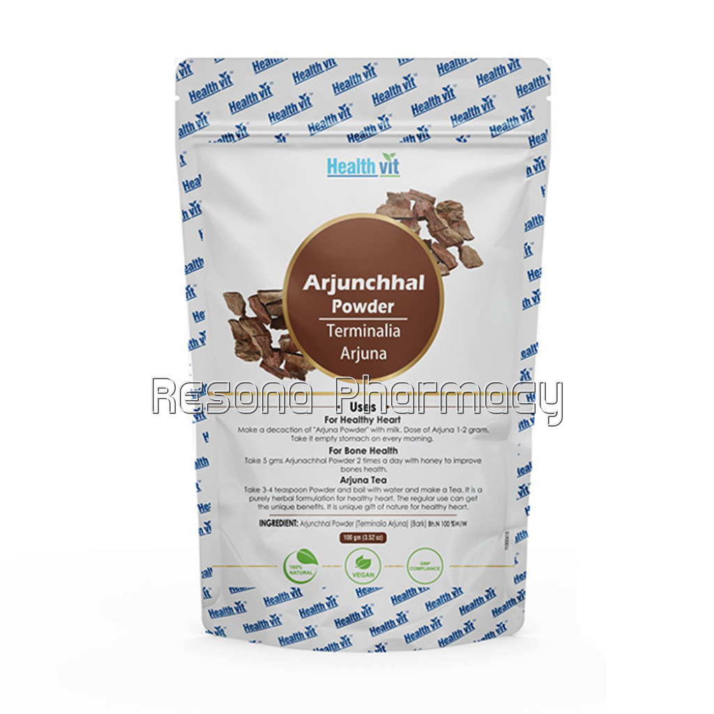 Healthvit NaturalArjunchhal (Termiliaarju) Powder 100G