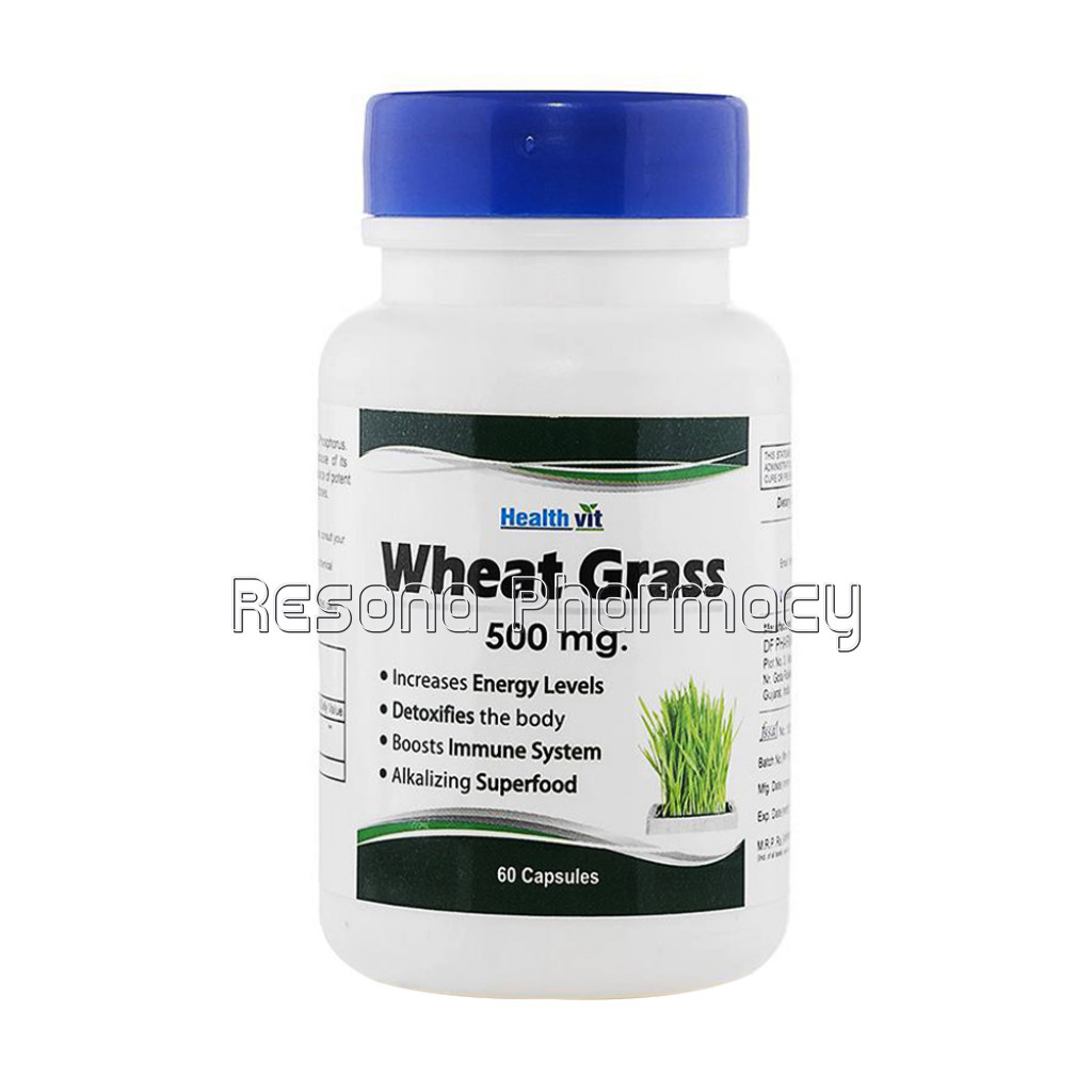 Healthvit 100% Pure Wheat Grass 500Mg