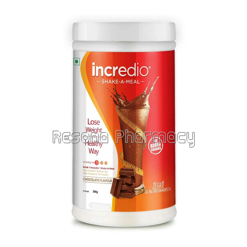 Incredio Weight Loss Shake, 0.5 Kg Chocolate
