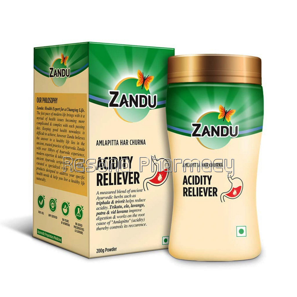 Zandu Acidity Reliever (Amlapitta Har Churna)   (200G)