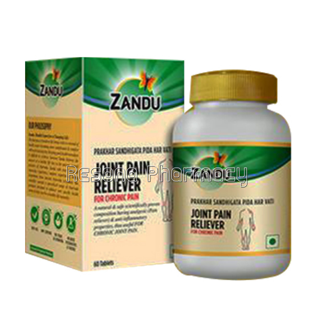 Zandu Joint Pain Reliever For Chronic Pain (Prakhar Sandhigata Pida Har Vati) (60 Tabs)