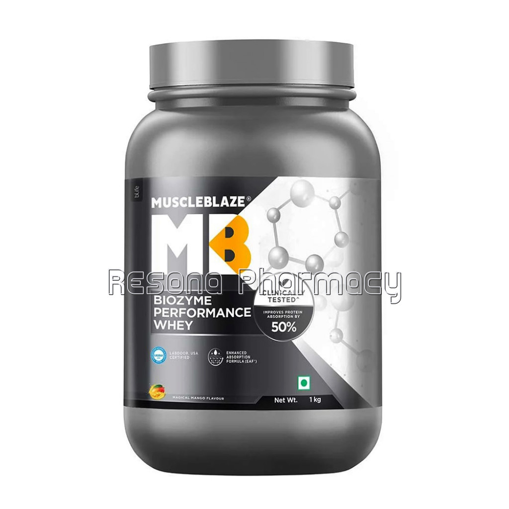 Muscleblaze Biozyme Performance Whey 2.2Ib Magical Mango