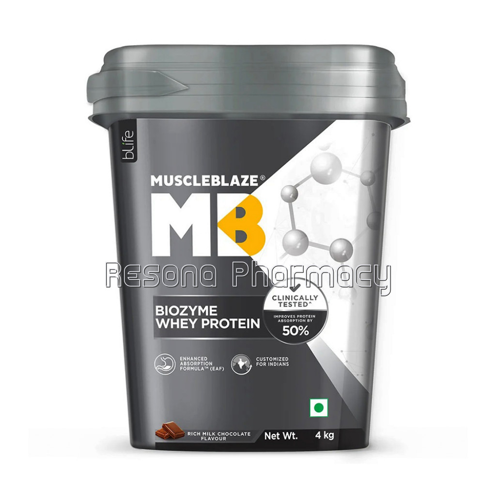 Muscleblaze Biozyme Whey Protein 8.8Ib Rich Milk Chocolate