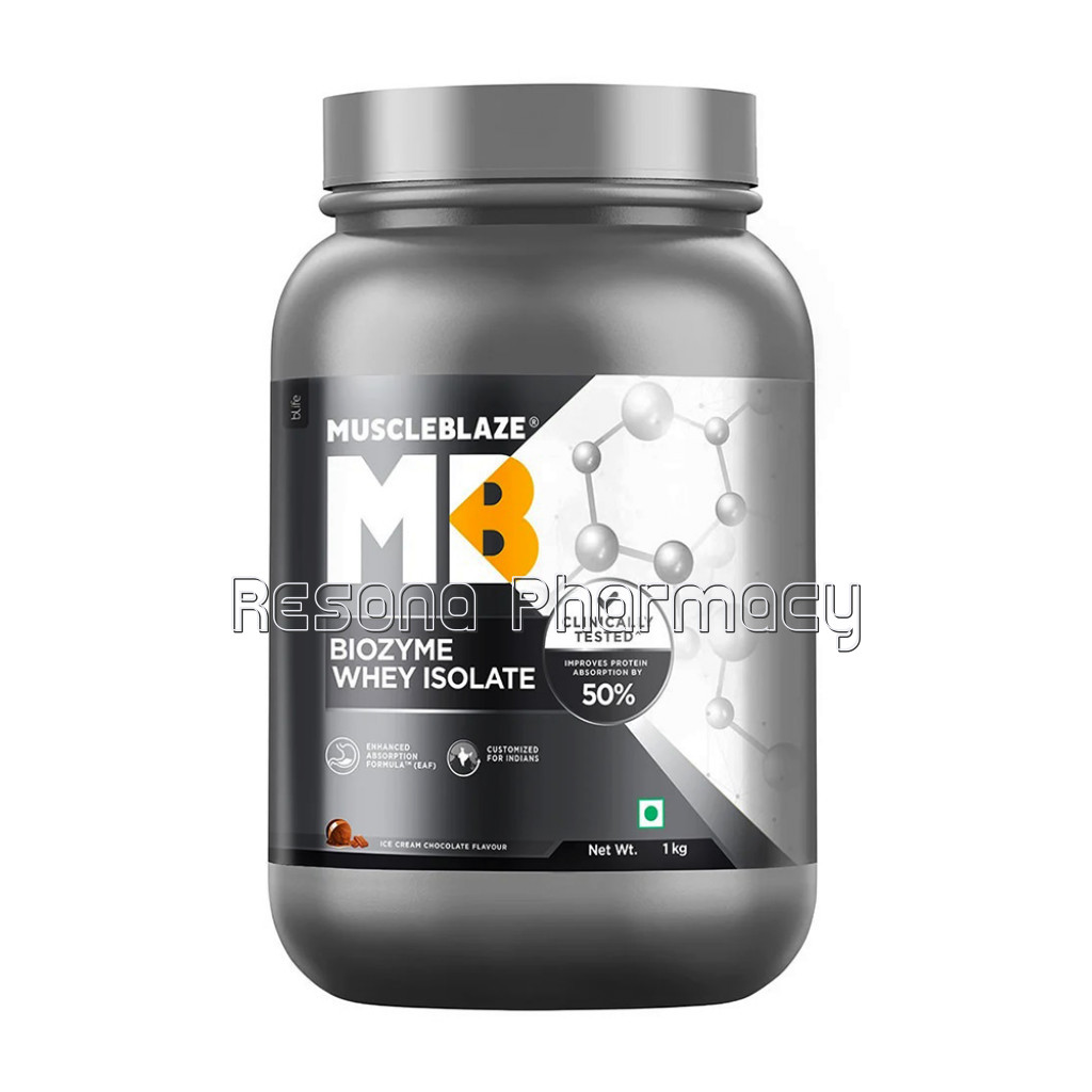 Muscleblaze Biozyme Whey Protein Isolate2.2Ib Ice Cream Chocolate