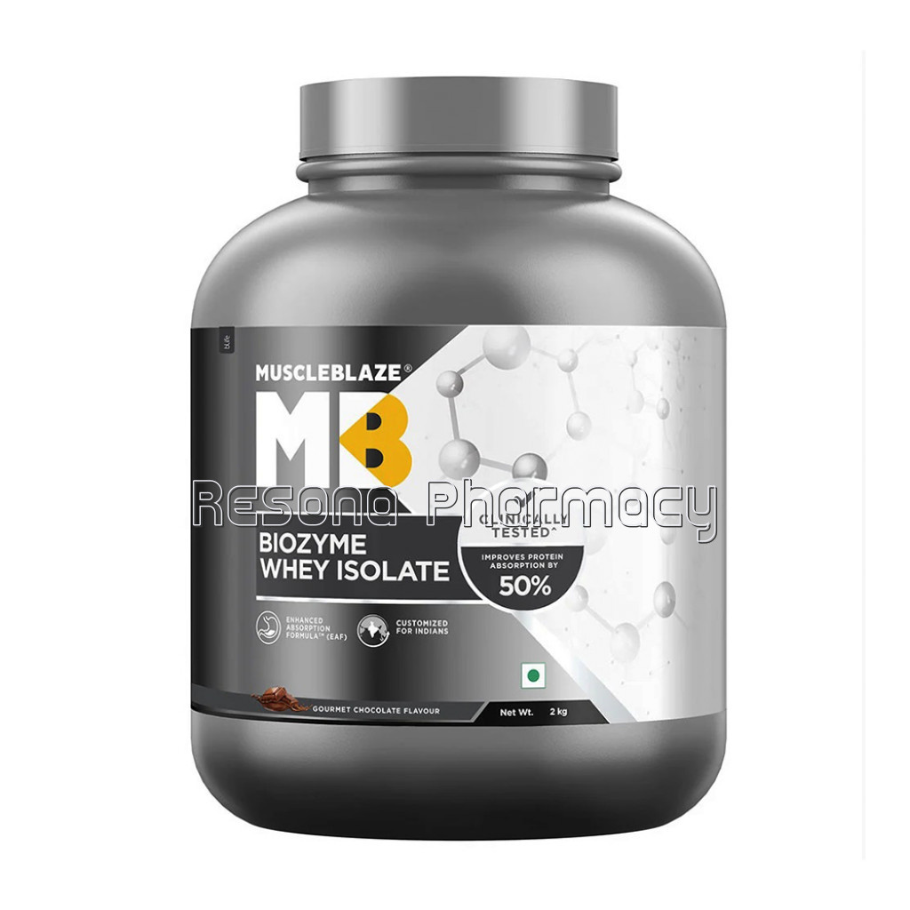 Muscleblaze Biozyme Whey Protein Isolate 4.4Ib Gourment Chocolate