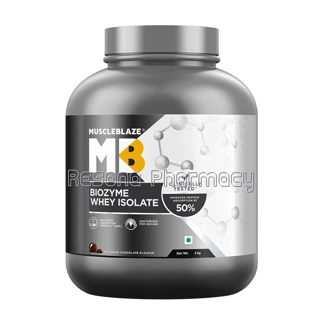 Muscleblaze Biozyme Whey Protein Isolate 4.4.Ib Ice Cream Chocolate
