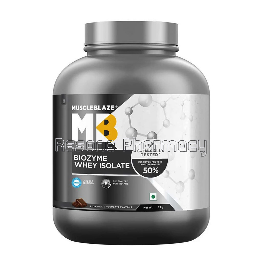 Muscleblaze Biozyme Whey Protein Isolate 4.4.Ib Rice Milk Chocolate