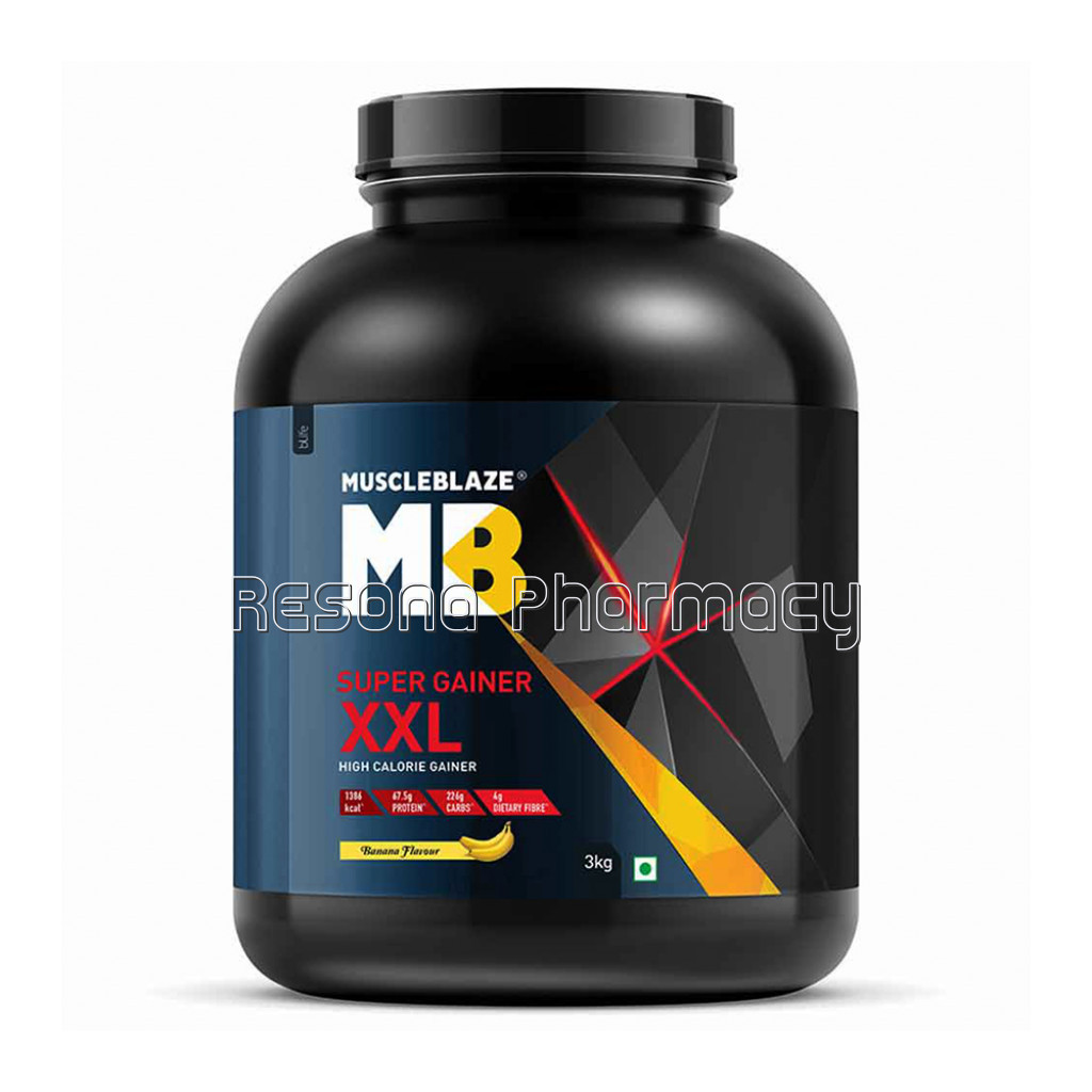 Muscleblaze Super Gainer Xxl Weight Gainer 6.6Ib Banana