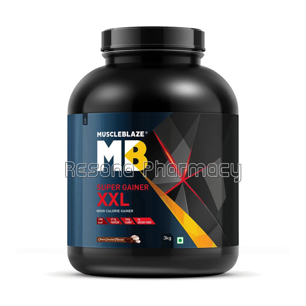 Muscleblaze Super Gainer Xxl Weight Gainer 6.6Ib Choco Coconut