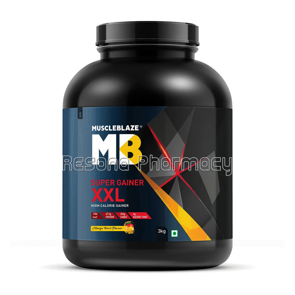 Muscleblaze Super Gainer Xxl Weight Gainer 6.6Ib Mango Burst