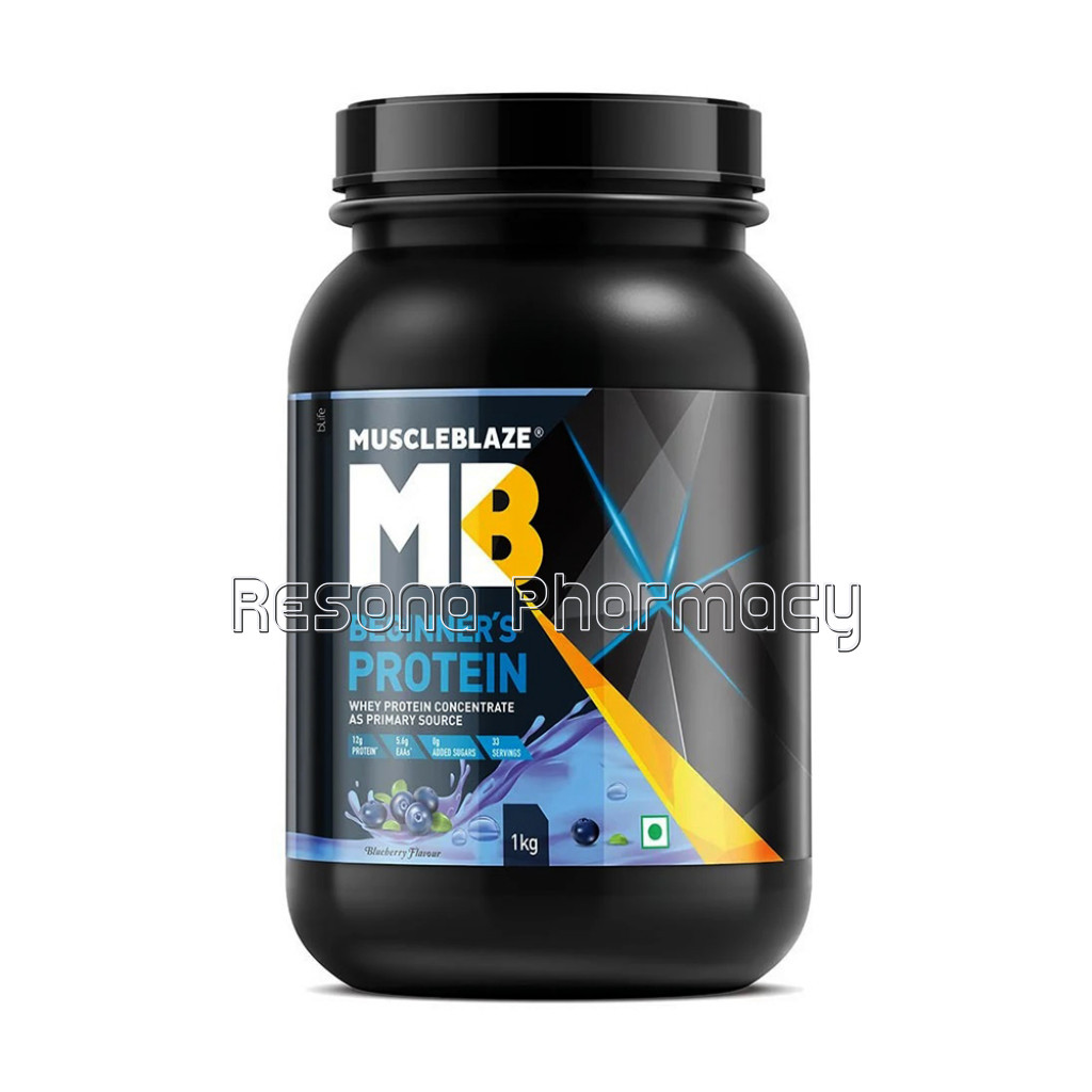 Muscleblaze Beginner'S Protein Powder 2.2Ib Blueberry