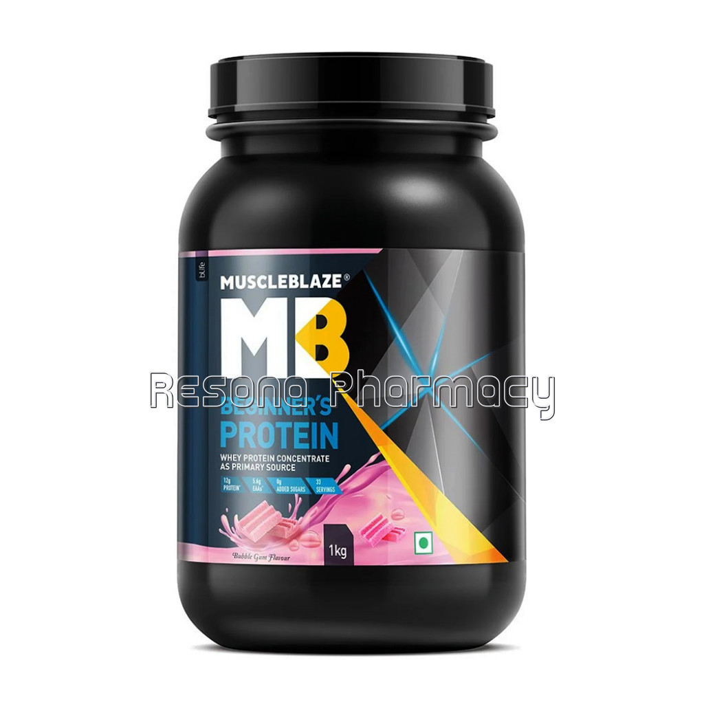 Muscleblaze Beginner'S Protein Powder 2.2Ib Bubble Gum