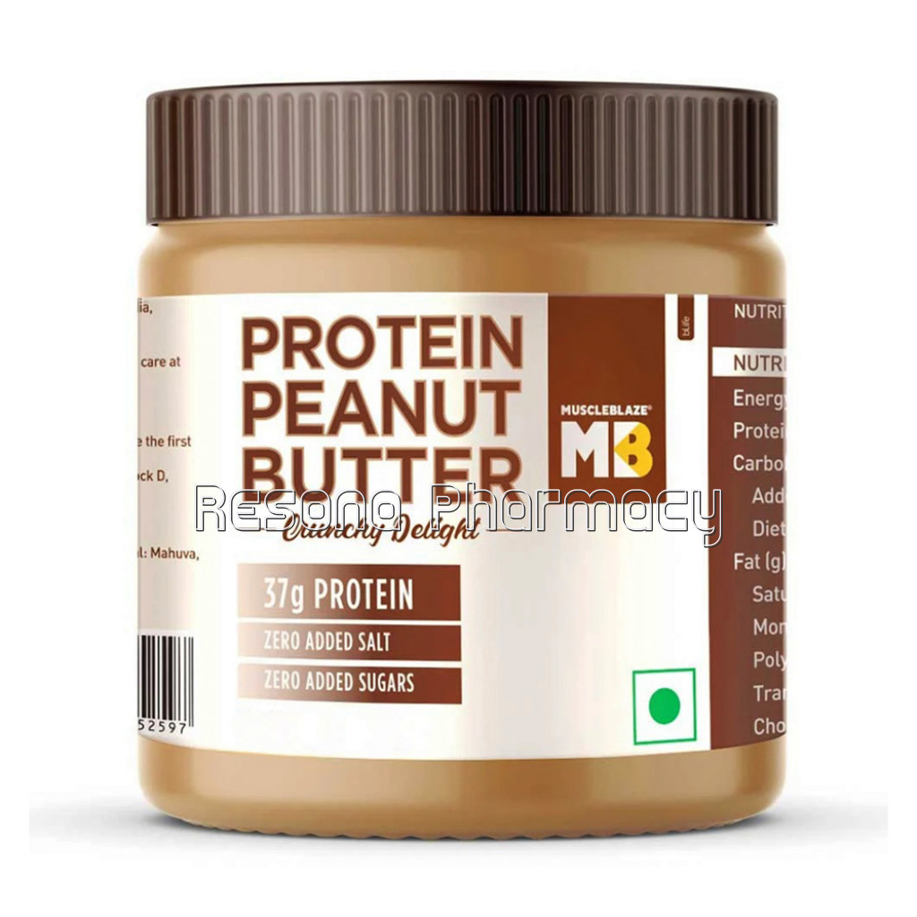 Muscleblaze High Protein Peanut Butter 0.750Kg Unsweetened Crunchy