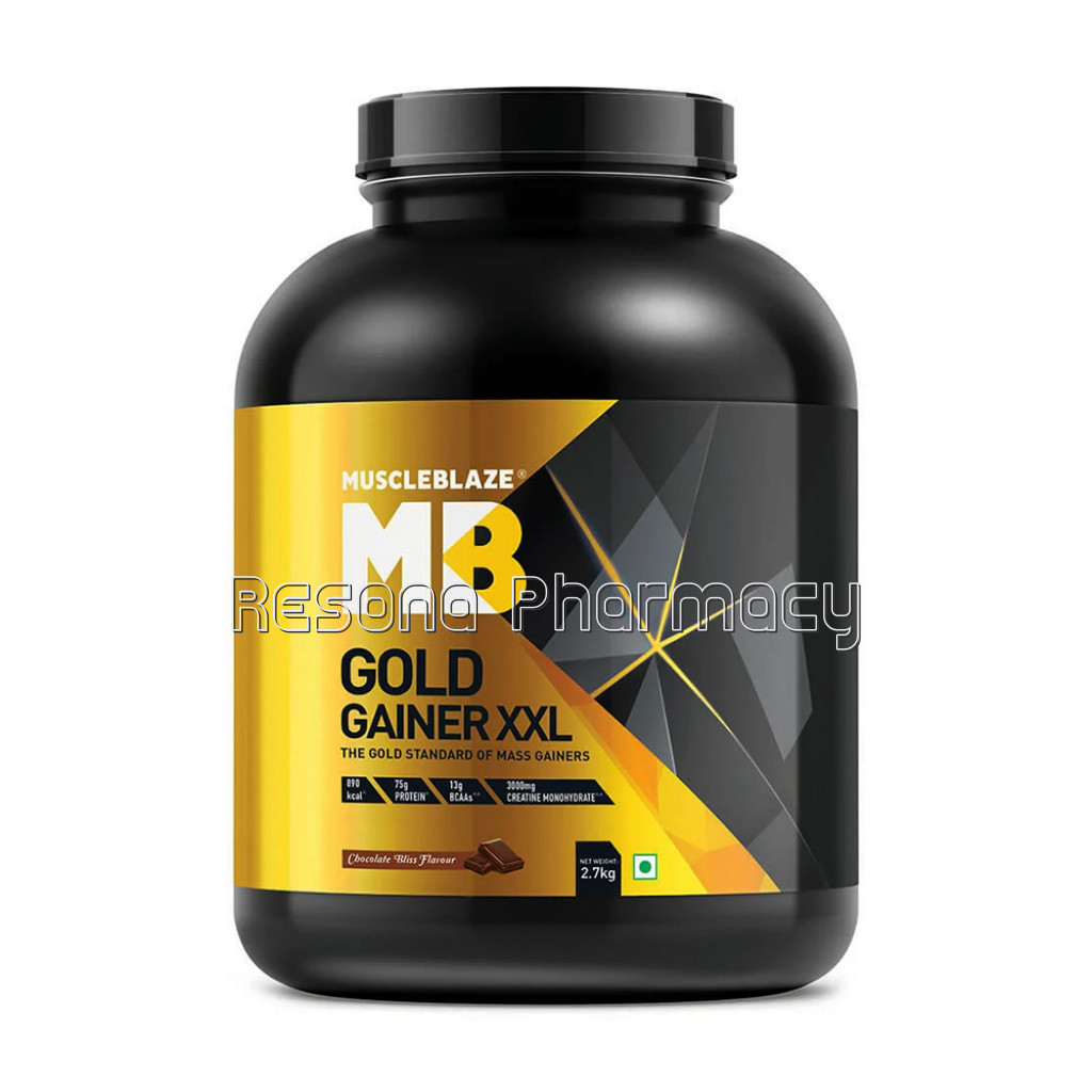 Muscleblaze Gold Gainer Xxl Mass Gainer 6Ib Chocolate Bliss