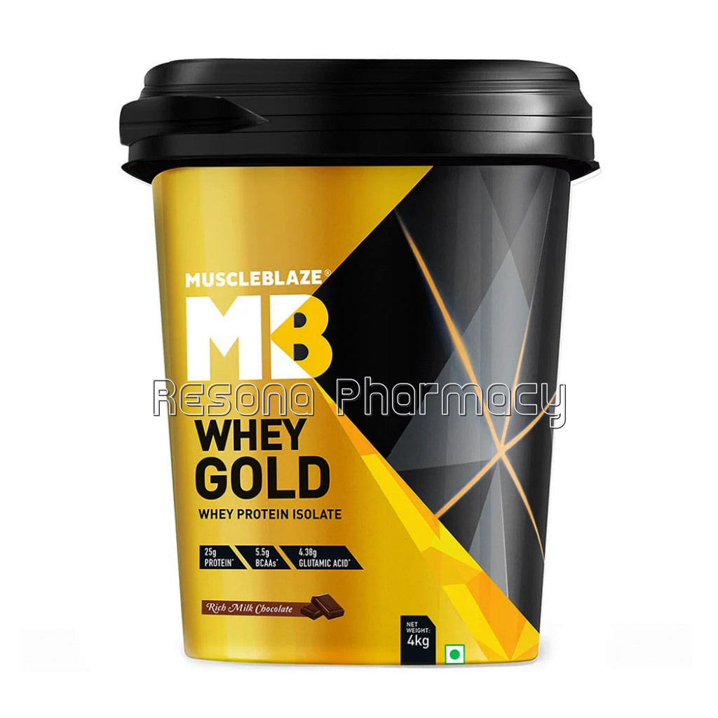 Muscleblaze Whey Gold Protein Isolate With Digezyme 8.8Ib Rich Milk Chocolate