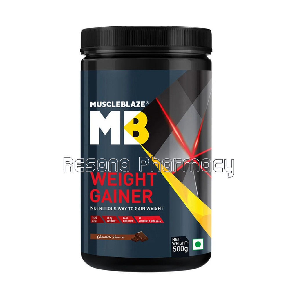 Muscleblaze Weight Gainer With Added Digezyme Chocolate 1.1Ib