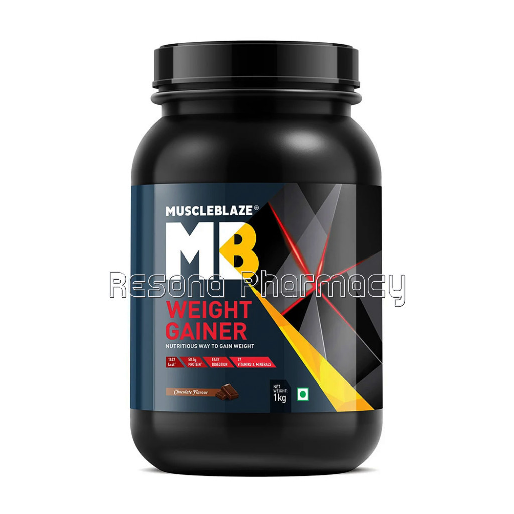 Muscleblaze Weight Gainer With Added Digezyme Chocolate 2.2Ib