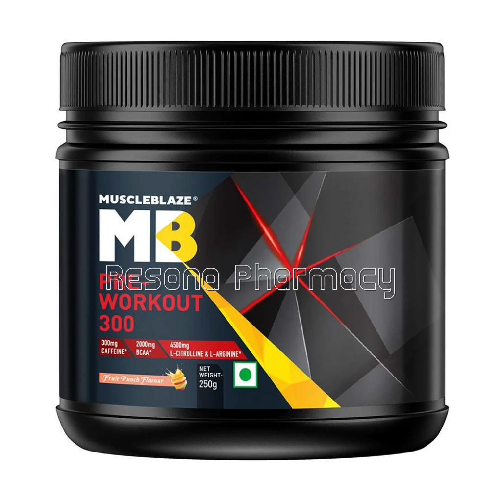 Muscleblaze Pre Workout 300 0.55Ib Fruit Punch
