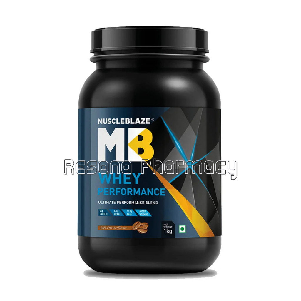 Muscleblaze Whey Performance (70%) Protein 2.2Ib Cafe Mocha