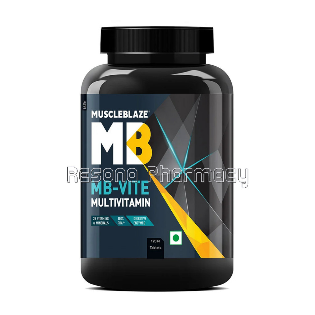 Muscleblaze Mb Vite Multivitamin For Immunity 100% Rda Of Vit C, D, Zinc 120