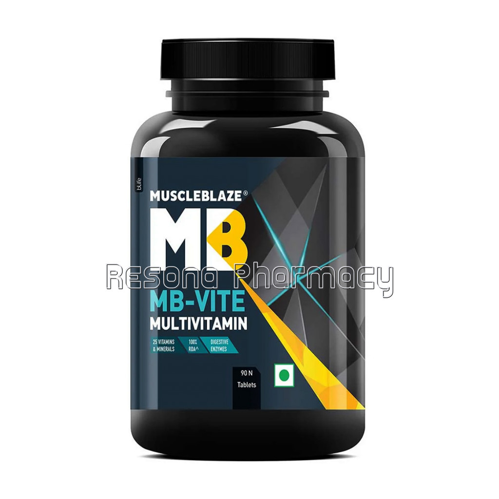 Muscleblaze Mb Vite Multivitamin For Immunity 100% Rda Of Vit C, D, Zinc 90