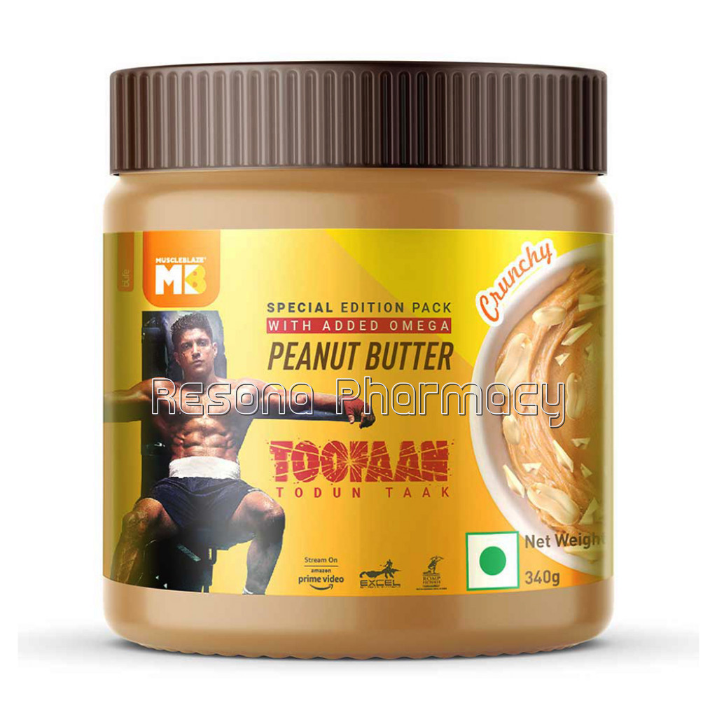 Muscleblaze Toofaan Special Edition Peanut Butter 0.340Kg Crunchy