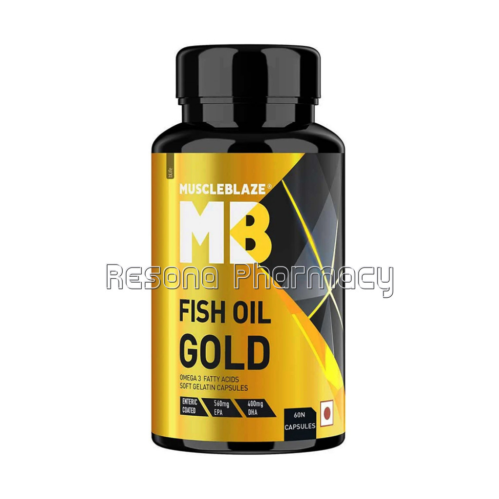 Muscleblaze Fish Oil Gold With Higher Strength Epa and Dha