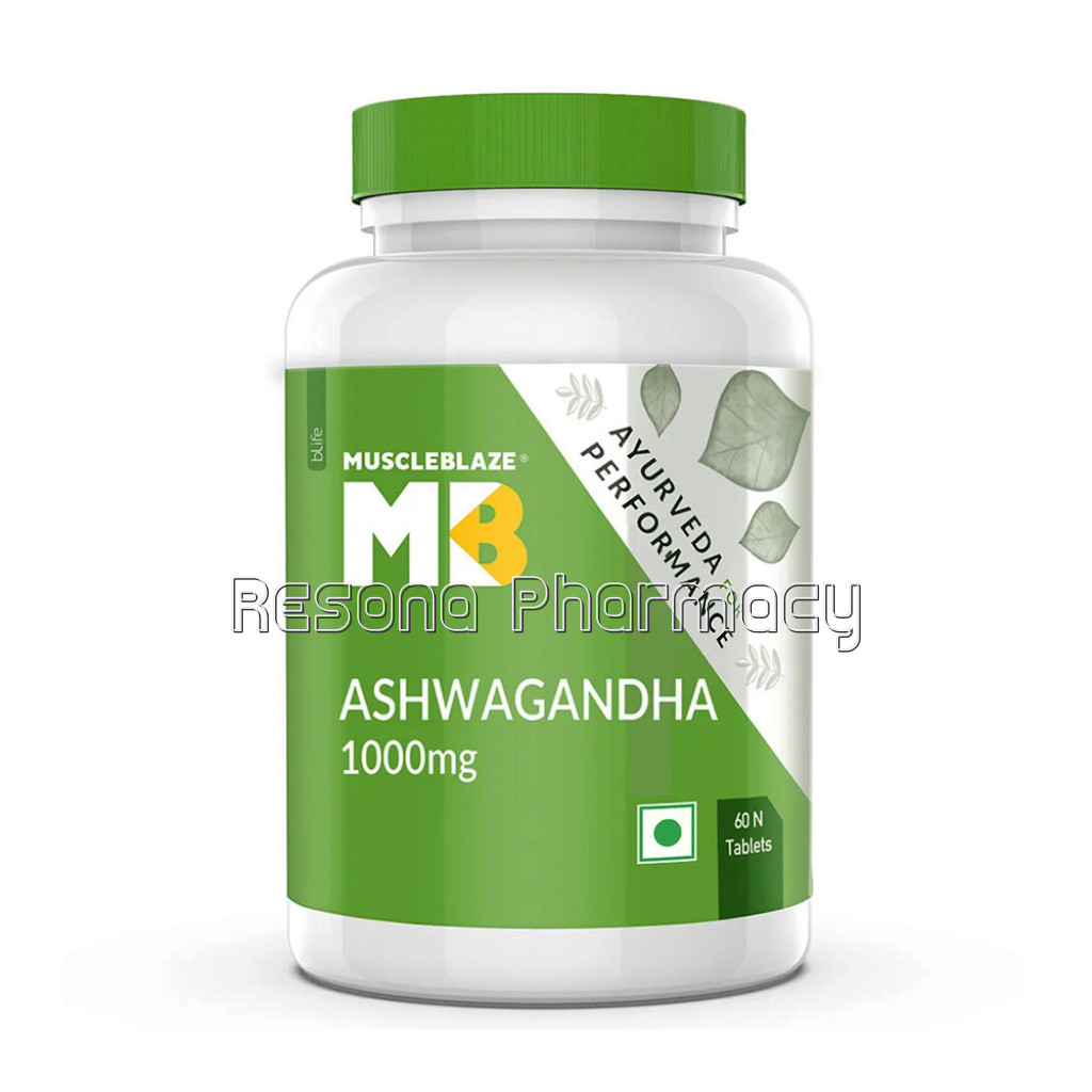 Muscleblaze Ayurveda For Performance   Ashwagandha 1000Mg