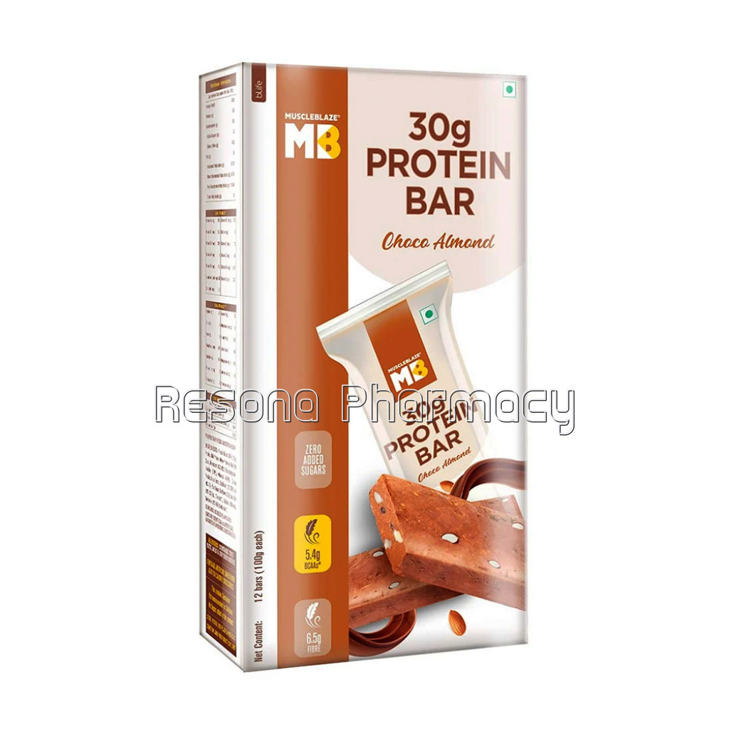 Muscleblaze Hi Protein Bar (30G Protein) Choco Almond 12'S