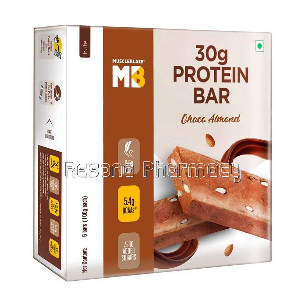 Muscleblaze Hi Protein Bar (30G Protein) Choco Almond 6'S