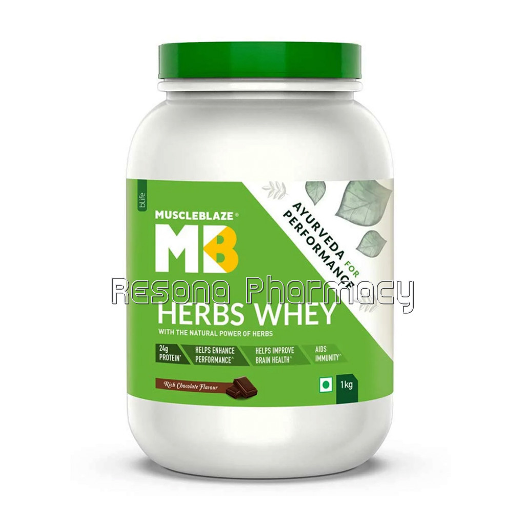 Muscleblaze Herbs Whey 2.2Ib Chocloate