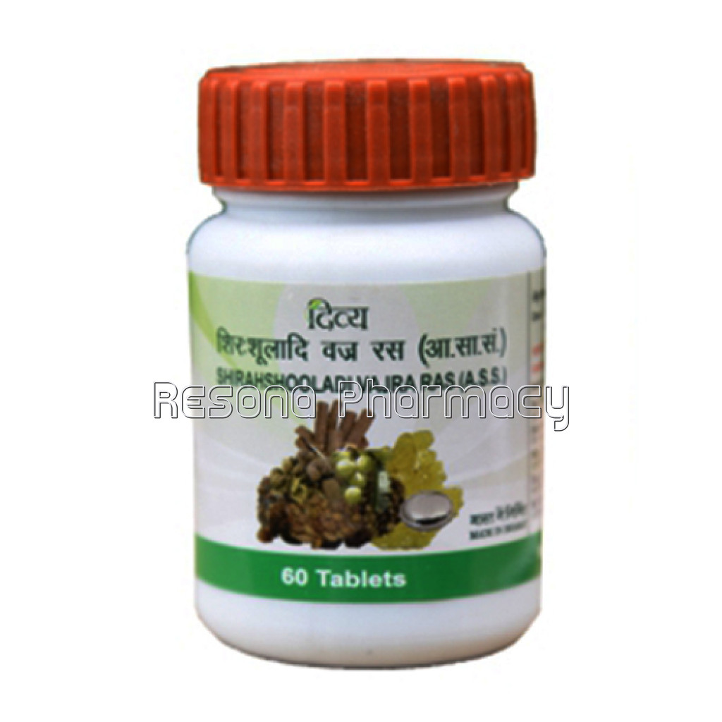 Divya Shirahshooladi Vajra Ras 30 Tab 15 Gm