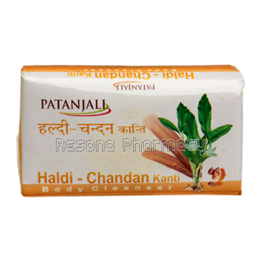 Patanjali Haldi Chandan Kanti Body Cleanser 75 Gm