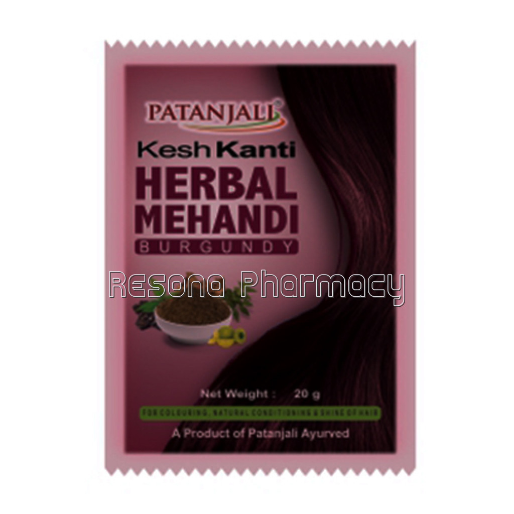 Patanjali Kesh Kanti Herbal Mehandi (Burgundy) 20 Gm