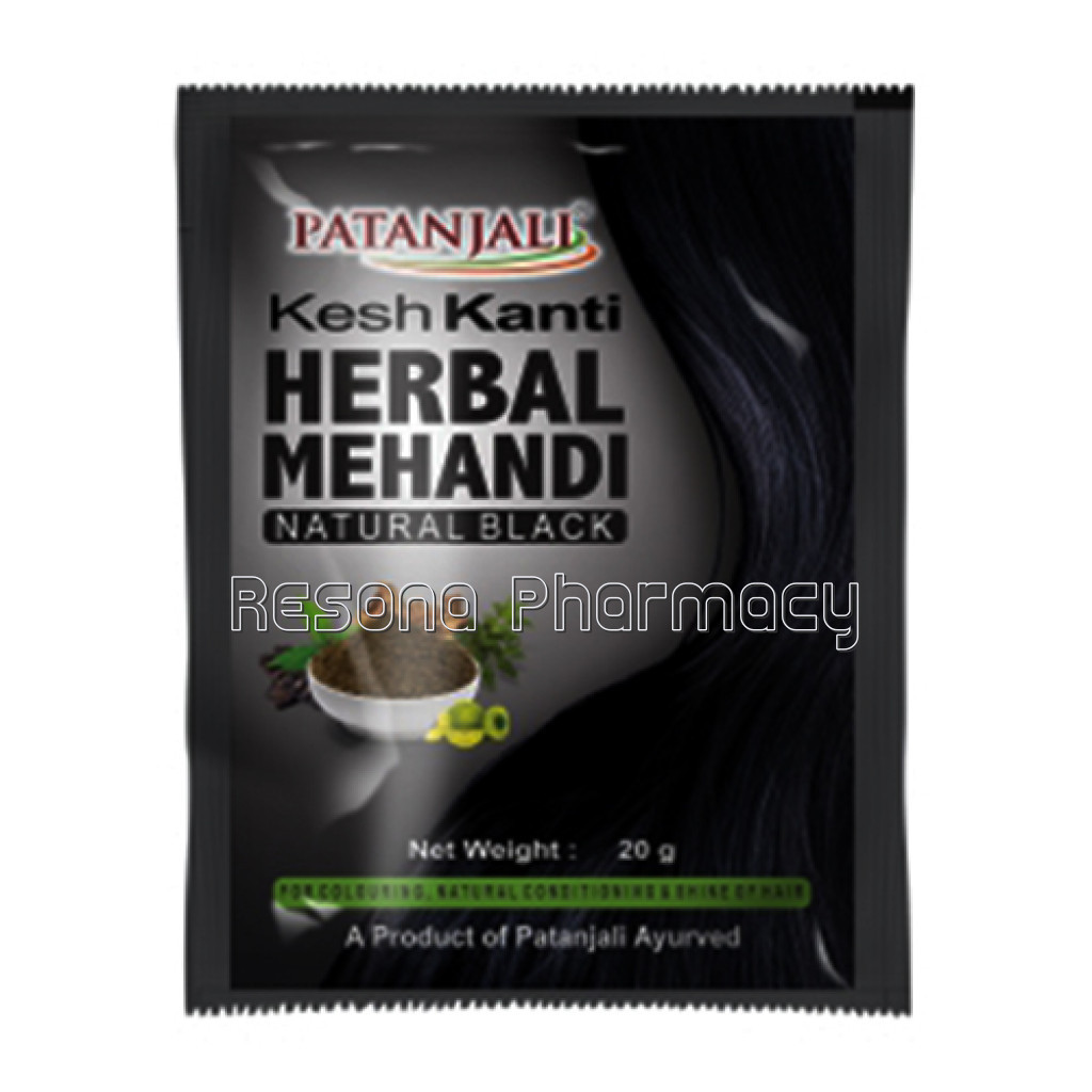 Patanjali Kesh Kanti Herbal Mehandi (NaNaturalBlack) 20 Gm