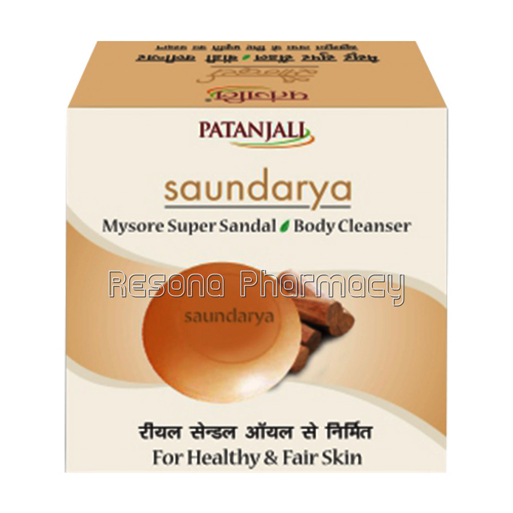 Patanjali Saundarya Mysore Super Sandal Body Cleanser 75 Gm