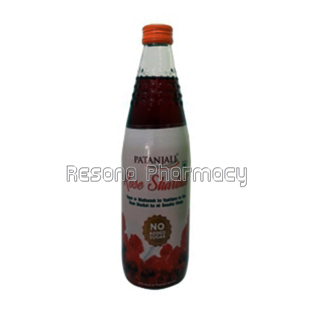 Patanjali Sugar Free Rose Sharbat 750 Ml