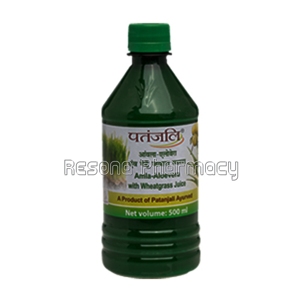 Amla Aloevera With Wheatgrass Juice 500 Ml