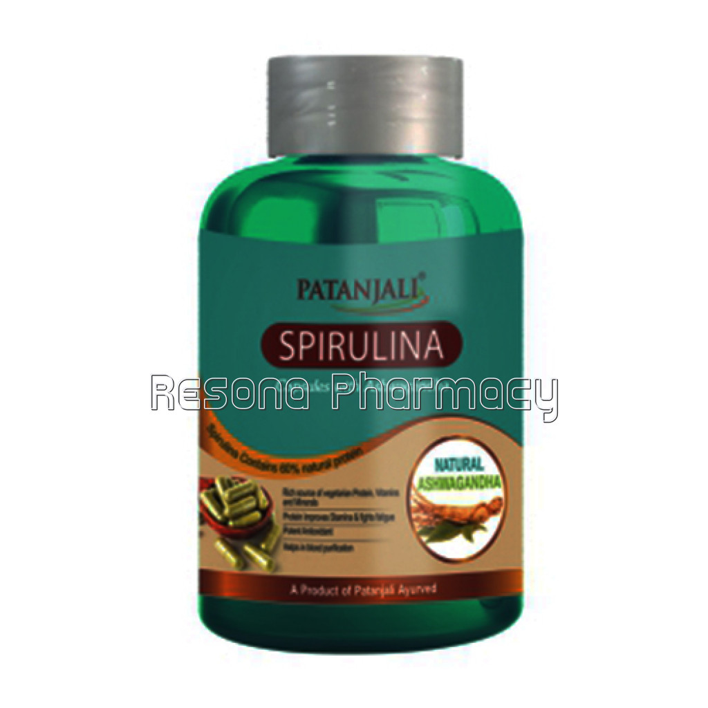 Spirulina Capsule With Ashwagandha   60 Tabs 65 Gm