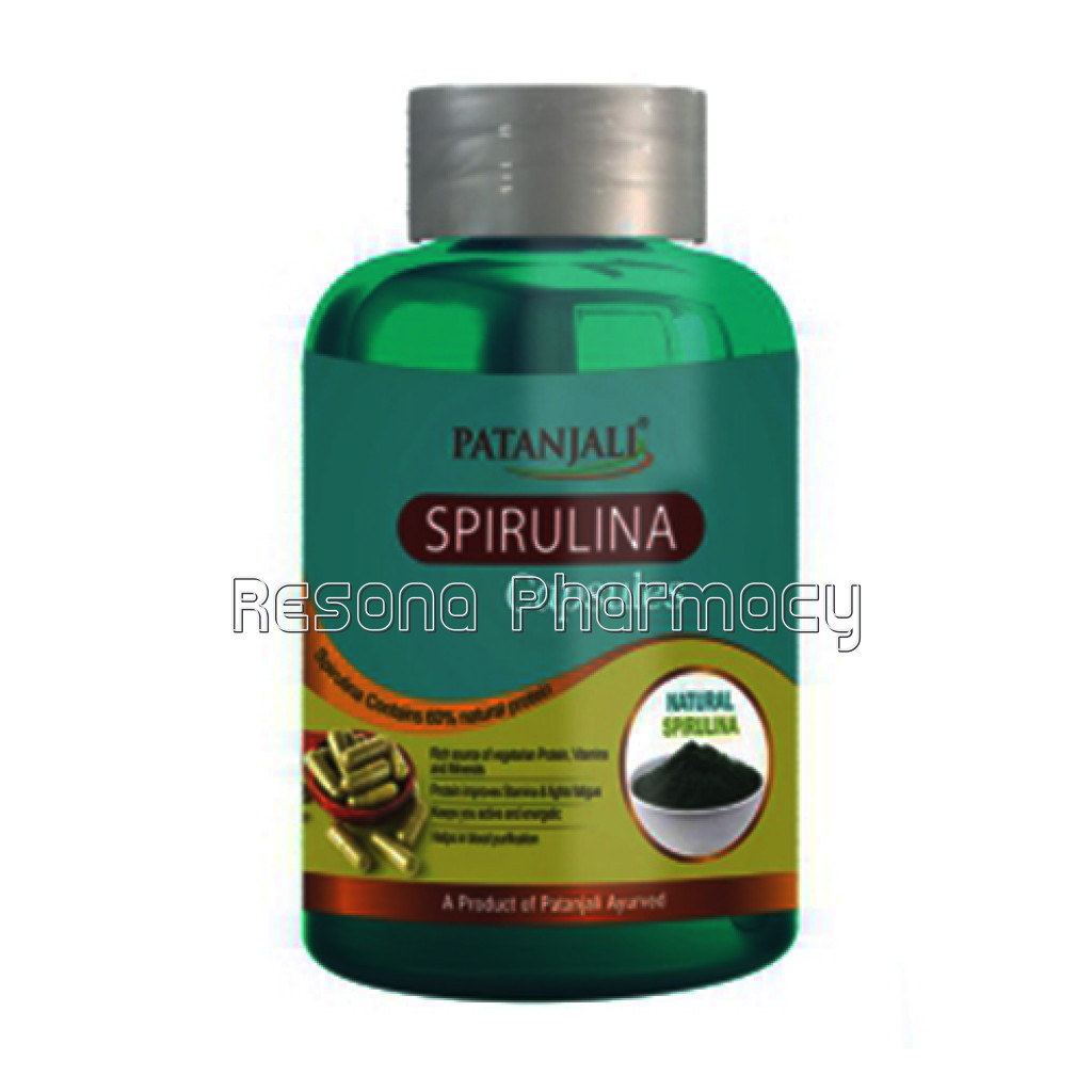 Spirulina Capsule   NaNaturalSpirulina (60 Tabs) 65 Gm
