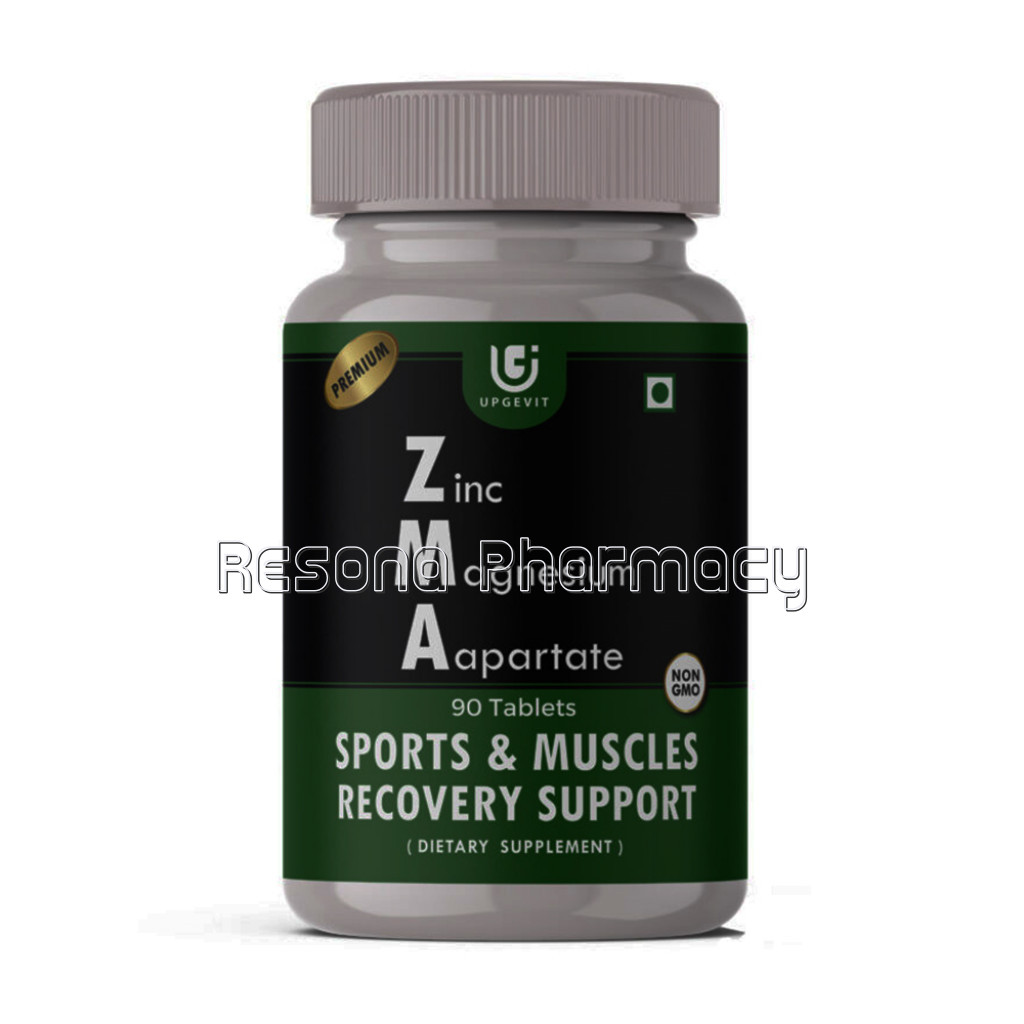 Upgevit Optimum Nutrition Zma, For Immune Support, Muscle Recovery And Endurance Supplement For Men And Women – 90 Veg Tablets