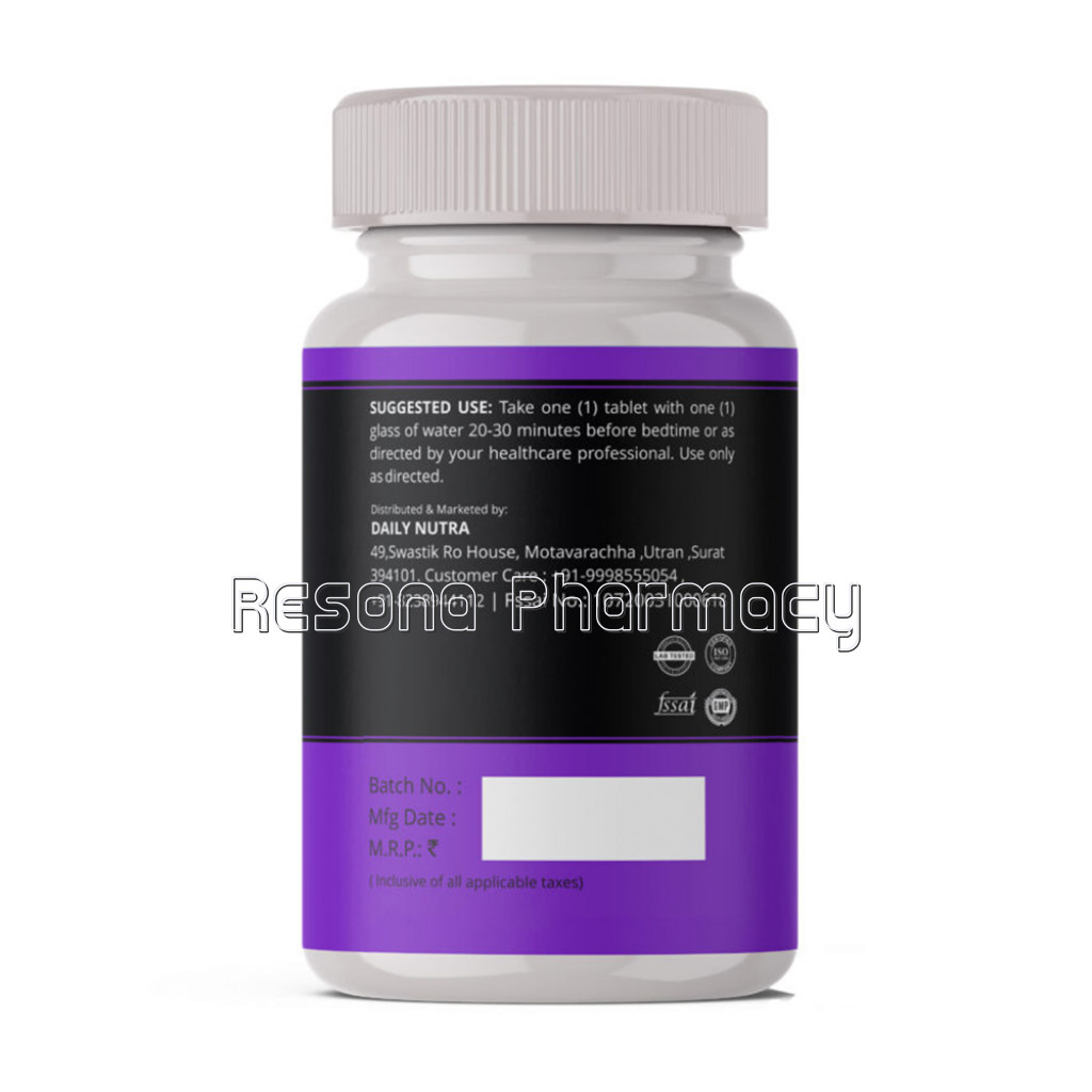 Upgevit NaNaturalSleeping Pills Ambien Melatonin Sleep Aid Strongest Neend Ki Tablet High Power Night Supplements – 120 Tablets