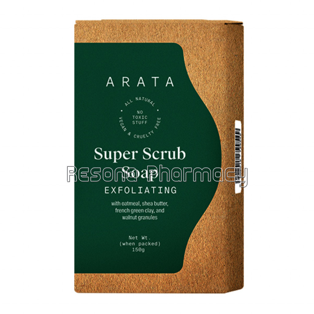 Arata Super Scrub Soap Bar