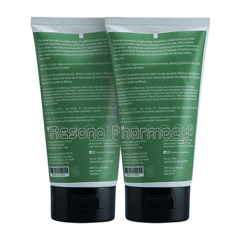 Arata Refreshing Face Wash (Pack Of 2)