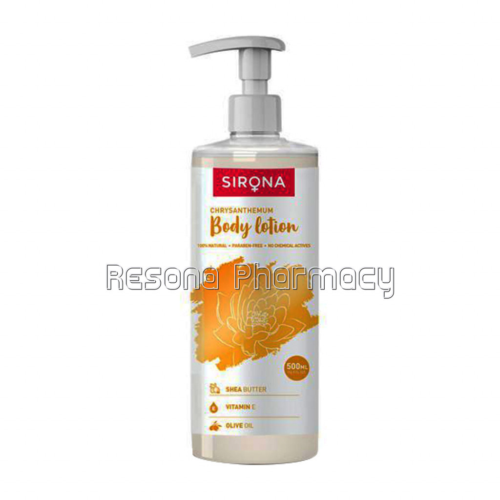 Sirona NaNaturalChrysanthemum Body Lotion With Shea Butter, Vitamin E And Olive Oil   500 Ml